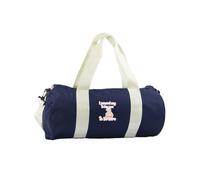 Hippowarehouse I Paused My k-Drama to be here Gymwear Gym Duffle Cylinder Uniform Kit Bag 50 x 25 x 25cm 20 litres