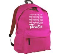 HippoWarehouse I Really Really Really Like Theatre Backpack ruck Sack Dimensions: 31 x 42 x 21 cm Capacity: 18 litres