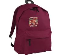 HippoWarehouse I Stopped Farming to Be Here Backpack ruck Sack Dimensions: 31 x 42 x 21 cm Capacity: 18 litres