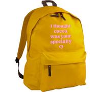 HippoWarehouse I Thought Cocoa was Your Specialty Backpack ruck Sack Dimensions: 31 x 42 x 21 cm Capacity: 18 litres