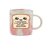 Hippowarehouse I Tolerate a lot of Things but not Gluten Printed Mug Various Colour Options Ceramic Cup Kitchenware 11oz