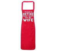 Hippowarehouse I tried to retire now I work for my wife Apron kitchen cooking painting DIY onesize adult