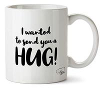 Hippowarehouse I Wanted to Send You a Hug! Printed Mug Cup Ceramic 10oz