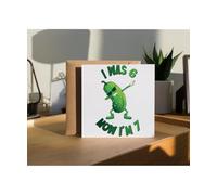 Hippowarehouse I was 6 now i'm 7 Personalised Card. 15cm x 15cm with envelope for him for her Funny Cards for Men and Women Blank inside option
