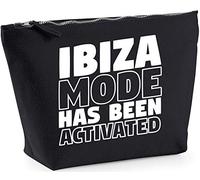Hippowarehouse Ibiza mode has been activated printed make up cosmetic wash bag 18x19x9cm