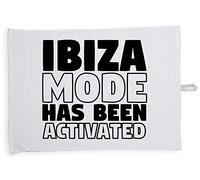 Hippowarehouse Ibiza mode has been activated Tea Towel Eco Printed Dish Cloth Kitchen accessory 50cmx70cm 100% Cotton