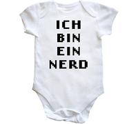 Hippowarehouse Ich bin ein nerd baby vest bodysuit (short sleeve) boys girls