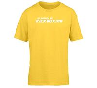 Hippowarehouse I'd Rather Be Kickboxing Kids Children's Short Sleeve t-Shirt