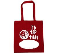 Hippowarehouse I'd Tap That Tote Shopping Gym Beach Bag 42cm x38cm, 10 litres