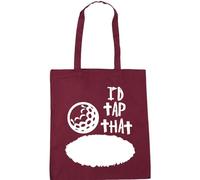 Hippowarehouse I'd Tap That Tote Shopping Gym Beach Bag 42cm x38cm, 10 litres