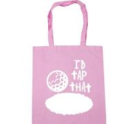 Hippowarehouse I'd Tap That Tote Shopping Gym Beach Bag 42cm x38cm, 10 litres