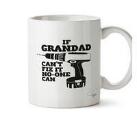 Hippowarehouse If Grandad Can't Fix It No-One Can Printed Mug Cup Ceramic 10oz