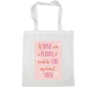 Hippowarehouse If home was a person, it would be you, my dearest mum Tote Shopping Gym Beach Bag 42cm x38cm, 10 litres