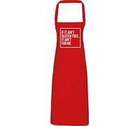 Hippowarehouse If it ain't gluten free, it ain't for me Apron kitchen cooking painting DIY onesize adult