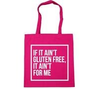 Hippowarehouse If it ain't gluten free, it ain't for me Tote Shopping Gym Beach Bag 42cm x38cm, 10 litres
