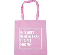 Hippowarehouse If it ain't gluten free, it ain't for me Tote Shopping Gym Beach Bag 42cm x38cm, 10 litres