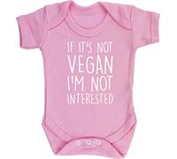 Hippowarehouse If It's Not Vegan I'm Not Interested baby vest bodysuit (short sleeve) boys girls