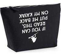 Hippowarehouse If You Can Read This, Put Me Back On My Kayak (Printed upside down) printed make up cosmetic wash bag 18x19x9cm