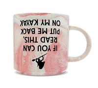 Hippowarehouse If You Can Read This, Put Me Back On My Kayak (Printed Upside Down) Printed Mug Various Colour Options Ceramic Cup Kitchenware 11oz