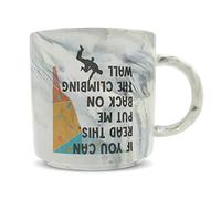 Hippowarehouse If You Can Read This, Put Me Back On The Climbing Wall Printed Mug Various Colour Options Ceramic Cup Kitchenware 11oz
