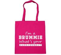 Hippowarehouse I'm A Brummie What's Your Superpower? Tote Shopping Gym Beach Bag 42cm x38cm, 10 litres