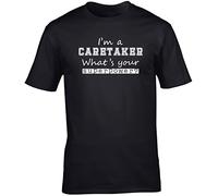 Hippowarehouse I'm a Caretaker What's Your Superpower? Unisex Short Sleeve t-Shirt (Specific Size Guide in Description) Black