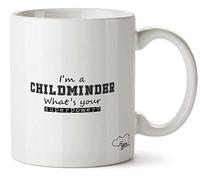 Hippowarehouse I'm A Childminder What's Your Superpower? Printed Mug Cup Ceramic 10oz