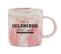 Hippowarehouse I'm A Childminder What's Your Superpower? Printed Mug Various Colour Options Ceramic Cup Kitchenware 11oz