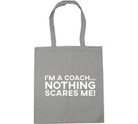 Hippowarehouse I'm a Coach Nothing Scares Me Tote Shopping Gym Beach Bag 42cm x38cm, 10 litres