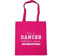 Hippowarehouse I'm a Dancer What's Your Superpower? Tote Shopping Gym Beach Bag 42cm x38cm, 10 litres