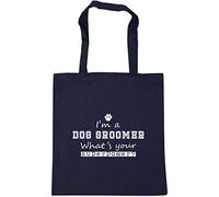 Hippowarehouse I'm A Dog Groomer What's Your Superpower? Tote Shopping Gym Beach Bag 42cm x38cm, 10 litres