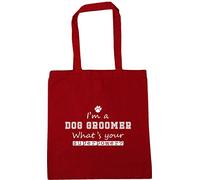 Hippowarehouse I'm A Dog Groomer What's Your Superpower? Tote Shopping Gym Beach Bag 42cm x38cm, 10 litres