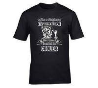 Hippowarehouse I'm a Fishing Grandad Like a Normal Grandad but Cooler Unisex Short Sleeve t-Shirt XXL Adult Black