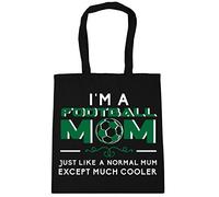 Hippowarehouse I'm a football mum just like a normal mum except much cooler Tote Shopping Gym Beach Bag 42cm x38cm, 10 litres