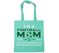 Hippowarehouse I'm a football mum just like a normal mum except much cooler Tote Shopping Gym Beach Bag 42cm x38cm, 10 litres