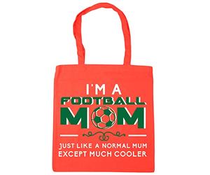 Hippowarehouse I'm a football mum just like a normal mum except much cooler Tote Shopping Gym Beach Bag 42cm x38cm, 10 litres