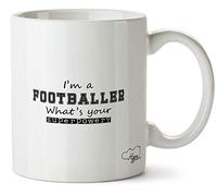 Hippowarehouse I'm a Footballer What's Your Superpower? Printed Mug Cup Ceramic 10oz