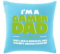 Hippowarehouse I'm a gamer dad just like a normal dad except much cooler Printed bedroom accessory cushion cover case 41x41cm