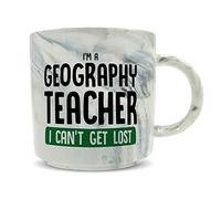 Hippowarehouse I'm a Geography Teacher, I Can't get Lost Printed Mug Various Colour Options Ceramic Cup Kitchenware 11oz