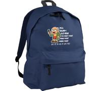 Hippowarehouse I'm a grumpy old man just let me ask my wife first backpack ruck sack Dimensions: 31 x 42 x 21 cm Capacity: 18 litres