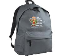 Hippowarehouse I'm a grumpy old man just let me ask my wife first backpack ruck sack Dimensions: 31 x 42 x 21 cm Capacity: 18 litres