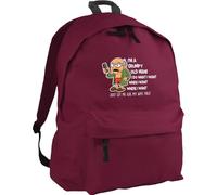 Hippowarehouse I'm a grumpy old man just let me ask my wife first backpack ruck sack Dimensions: 31 x 42 x 21 cm Capacity: 18 litres