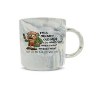 Hippowarehouse I'm a Grumpy Old man just let me Ask My Wife First Printed Mug Various Colour Options Ceramic Cup Kitchenware 11oz