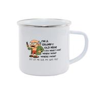 Hippowarehouse I'm a Grumpy Old man just let me Ask My Wife First Printed Mug Various Colour Options Ceramic Cup Kitchenware 11oz