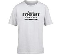 Hippowarehouse I'm a Gymnast What's Your Superpower? Kids Children's Short Sleeve t-Shirt