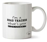 Hippowarehouse I'm a Head Teacher What's Your Superpower? Printed Mug Cup Ceramic 10oz