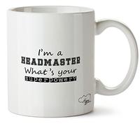Hippowarehouse I'm a Headmaster What's Your Superpower? Printed Mug Cup Ceramic 10oz
