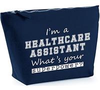 Hippowarehouse I'm A Healthcare Assistant What's Your Superpower? printed make up cosmetic wash bag 18x19x9cm