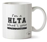 Hippowarehouse I'm a HLTA What's Your Superpower? Printed Mug Cup Ceramic 10oz