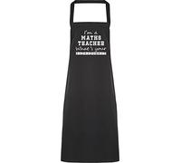 Hippowarehouse I'm a Maths Teacher what's your superpower? Apron kitchen cooking painting DIY onesize adult